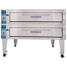 Bakers Pride EB-2-8-5736 74" Electric Double 8" Height 57"x36" Deck Pizza Oven - SuperDeck EB Series