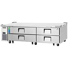 Everest ECB82-84D4 84" Four Drawer, Chef Base Refrigerator