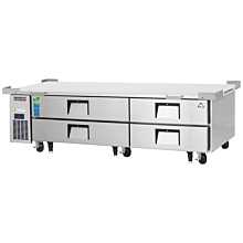 Everest ECB82-86D4 86" Four Drawer, Chef Base Refrigerator