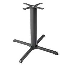 JMC Furniture Economy Indoor Cast Iron Cross Table Base - 28" Height / 15" Spider / 33" x 33" Cross Base