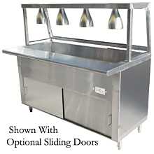 L&J Swing Doors for 120" Steam Table