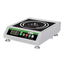 Winco EICS-18 14-3/16" Commercial Electric Induction Cooker with Digital Controls - 120V, 1800W
