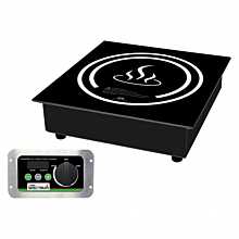Winco EIDS-18C 12-5/8" Spectrum Commercial Induction Cooker Electric Ceramic Glass Surface - 120V, 1800W
