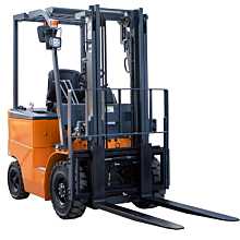 HiLo 3300 Lb. Electric Counter Balanced Electric Forklift with 118" Lift Height, 110V