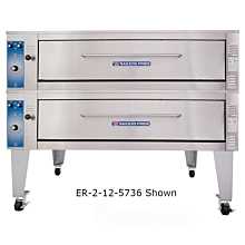 Bakers Pride ER-2-12-3836 55" Electric Double 12" Height 38"x36" Deck Pizza Oven - SuperDeck ER Series