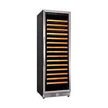 Eurodib USF168S 1-Section Single Temperature Full Glass Door Wine Refrigerator, 15 Shelves