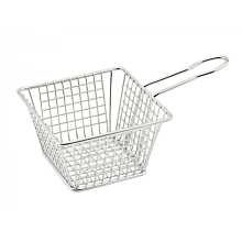 Winco FBM-554S 5" Square Stainless Steel Fry Basket