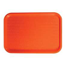 Winco FFT-1014O Orange Plastic Fast Food Tray