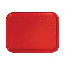 Winco FFT-1418R Red Plastic Fast Food Tray