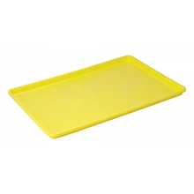 Winco FFT-1826YL Yellow Plastic Fast Food Tray