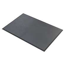 Winco FMG-23K Anti-Fatigue Black Floor Mat, 2" x 3"