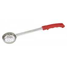 Winco FPP-2 2 oz. One-Piece Perforated Portion Spoon / Spoodle