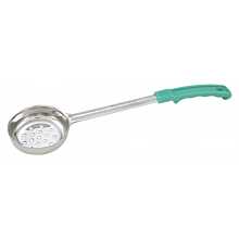 Winco FPP-4 4 oz. One-Piece Perforated Portion Spoon / Spoodle