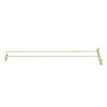 Winco GH-24 24" Brass Plated Wire Glass Hanger