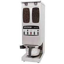 Fetco GR-2.2 9" Coffee Grinder with Two Portion Control Sizes & Two 5 Lb. Hoppers