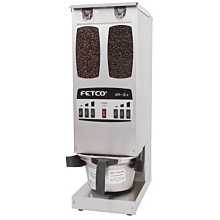 Fetco GR-2.3 9" Coffee Grinder with Three Portion Control Sizes & Two 5 Lb. Hoppers