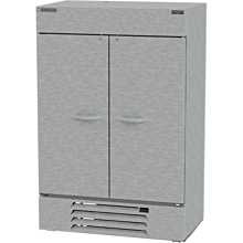 Beverage-Air HBF49-1-HS 52 inch Bottom Mount Horizon Series Two Section Half Door Reach In Freezer with LED Lighting 