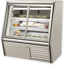 60" Refrigerated High Deli Case, Sliding Front & Rear Glass Doors