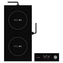 Cooktek HTD-9500-FB25-1 28" Double Burner Front to Back Drop-In Induction Cooktop - 5000W