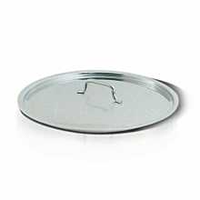 Homichef HOM490024 Stainless Steel Cool Touch Hollow Handle 9" dia. Flat Lid 
