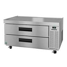Hoshizaki CR49A 49" Steelheart Series One-Section Refrigerated Chef Base Prep Table with 2 Stainless Drawers