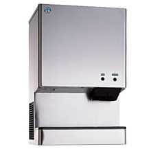 Hoshizaki DCM-500BWH 26" 590 lb. Water-Cooled Sanitary Cubelet Ice Machine/Water Dispenser with 40 lb. Storage