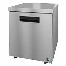 Hoshizaki UR27B-LP 27" Steelheart Series One-Section Low-Profile Undercounter Refrigerator with Stainless Door - 7 Cu. Ft.