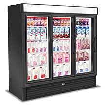 Hussmann VRM3B MicroSC Medium Three Section Temperature Refrigerator Merchandiser