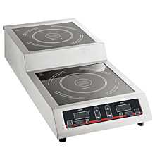 Cookline IC-3600S Double Countertop Step-Up Induction Range / Cooker - 208-240V, 3600W