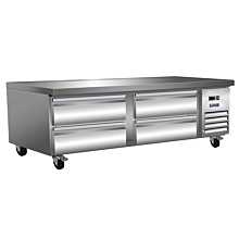 IKON ICBR-74 74" Four Sliding Drawer Refrigerated Chef Base