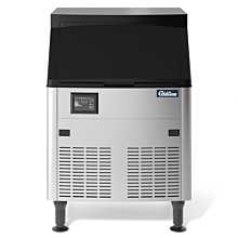 Coldline ICE180 180 lb. Commercial Half Cube Air Cooled Ice Machine with Bin