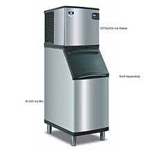 Full Size 22" 470 lb. Cube Style Air Cooled Ice Machine Maker with Storage Bin