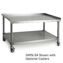 Imperial IHMS-24 24" Undershelf Modular SS Equipment Stand for Countertop Cooking - Diamond Series