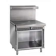 Imperial IHR-1FT-XB 36" French Top Stainless Steel Gas Spec Series Heavy Duty Range with 1 Cabinet Base