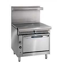 Imperial IHR-1FT 36" French Top Stainless Steel Gas Spec Series Heavy Duty Range 