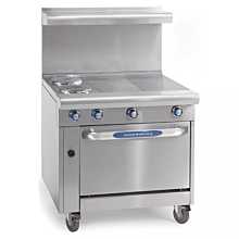 Imperial IHR-2HT-2-E 36" Hot Top Stainless Steel Electric Spec Series Heavy Duty Range