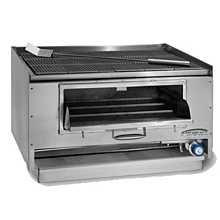 Imperial MSQ-48 48" Stainless Steel Gas Countertop Mesquite Wood Broiler - 9Kw