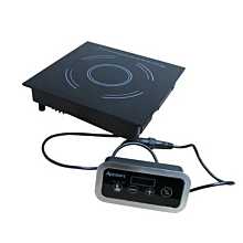 Adcraft IND-DR120V Drop-In Commercial Induction Cooktop with Remote Control Box - 120V/1800W