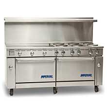 Imperial IR-6-G36T-E 72" Stainless Steel Electric Pro Series Range