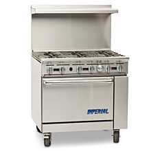 Imperial IR-6-C 36" Stainless Steel Gas Pro Series Convention Oven 