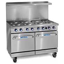 Imperial IR-8-E 48" Stainless Steel Electric Pro Series Range