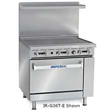 Imperial IR-G48T-E 48" Electric Thermostatic Griddle Restaurant Range with 2 Standard Ovens - Pro Series