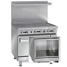 Imperial IR‐G36T‐E-XB 36" Griddle Electric Range w/ Open Cabinet Base & Thermostatic Controls - 240V