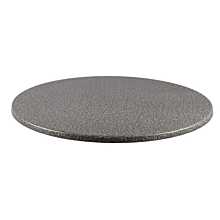  Round Black Granite Topalit Table Top with 1 1/4