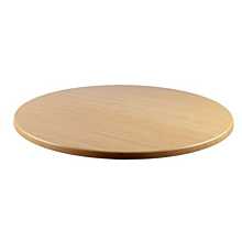  Round Light Oak Topalit Table Top with 1 1/4