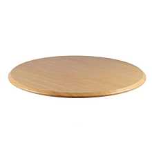  Round Light Oak Topalit Table Top with 1 1/4
