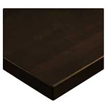  Square Solid Beechwood Plank-Style Dark Walnut 1 1/4