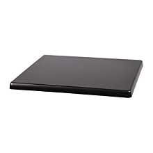  Square Black Topalit Table Top with 1 1/4