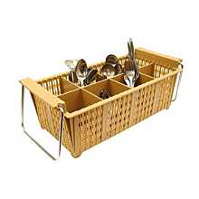 Global JSGR-8FB 20" Commercial 8 Compartment Cutlery Basket