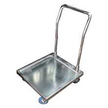 Global JSGR-RDS 20" Commercial Stainless Steel Rack's Dolly With Handle